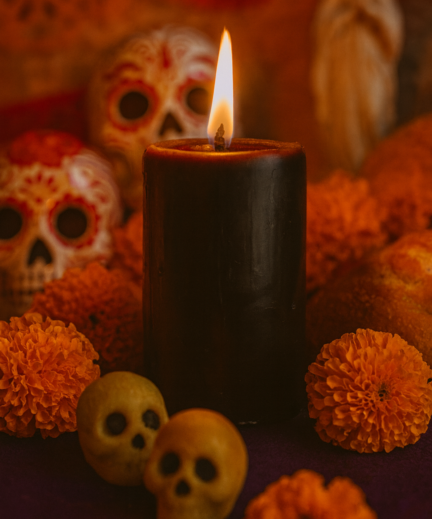 Velas consagradas para el altar de muertos: luz, magia y memoria