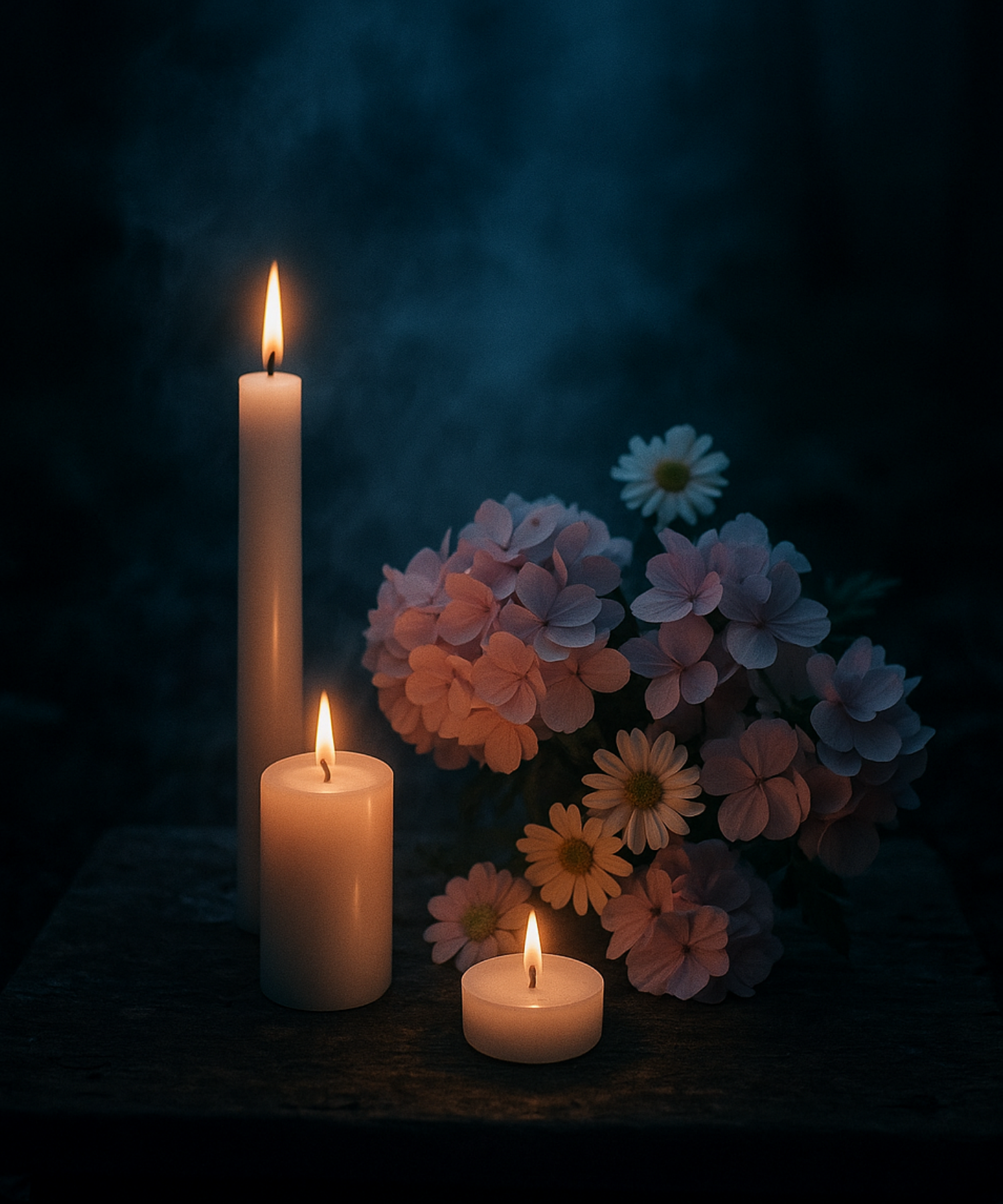 Ritual de Otoño con Margaritas y Tres Velas Blancas: para florecer en medio del cambio