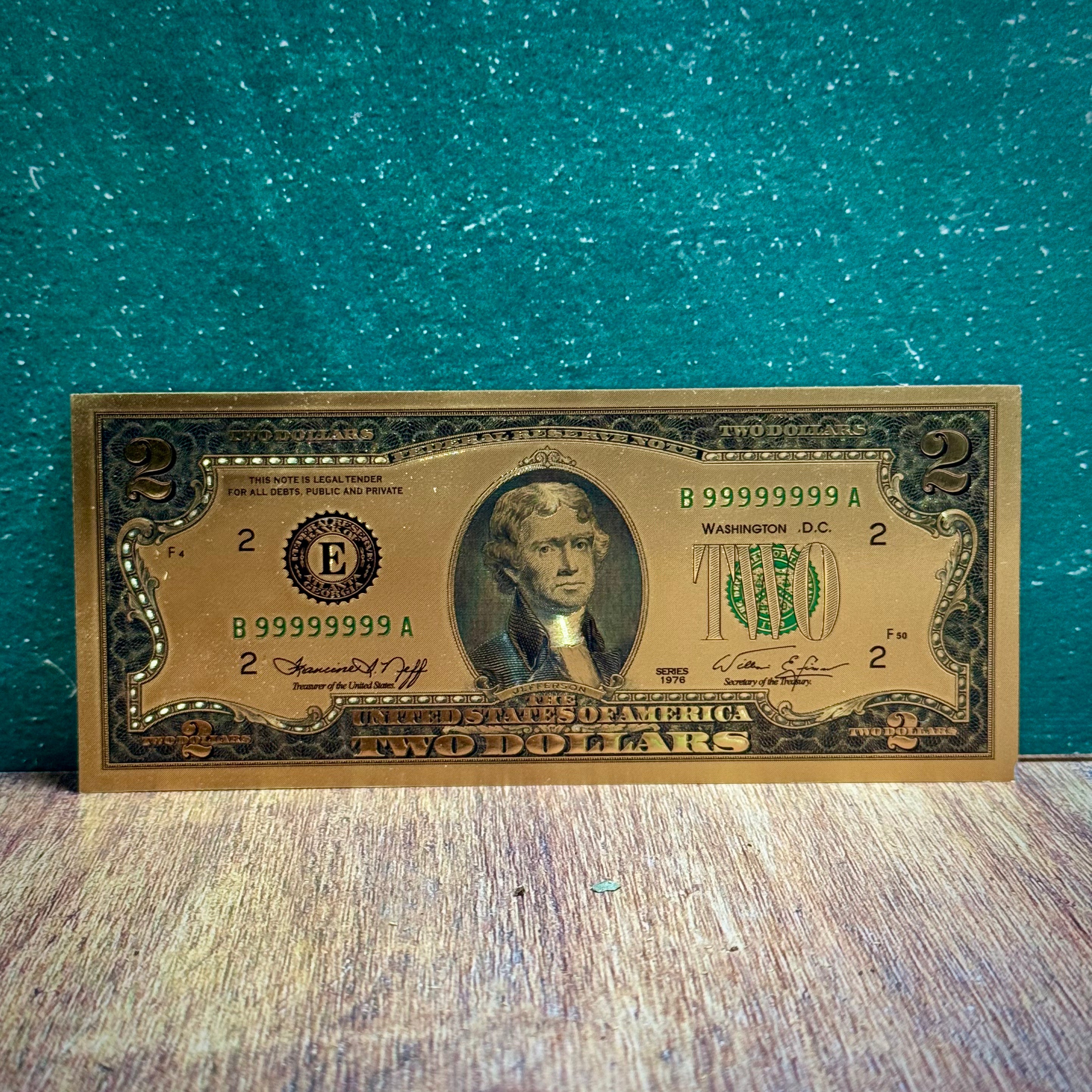 Billete Dorado de La Fortuna