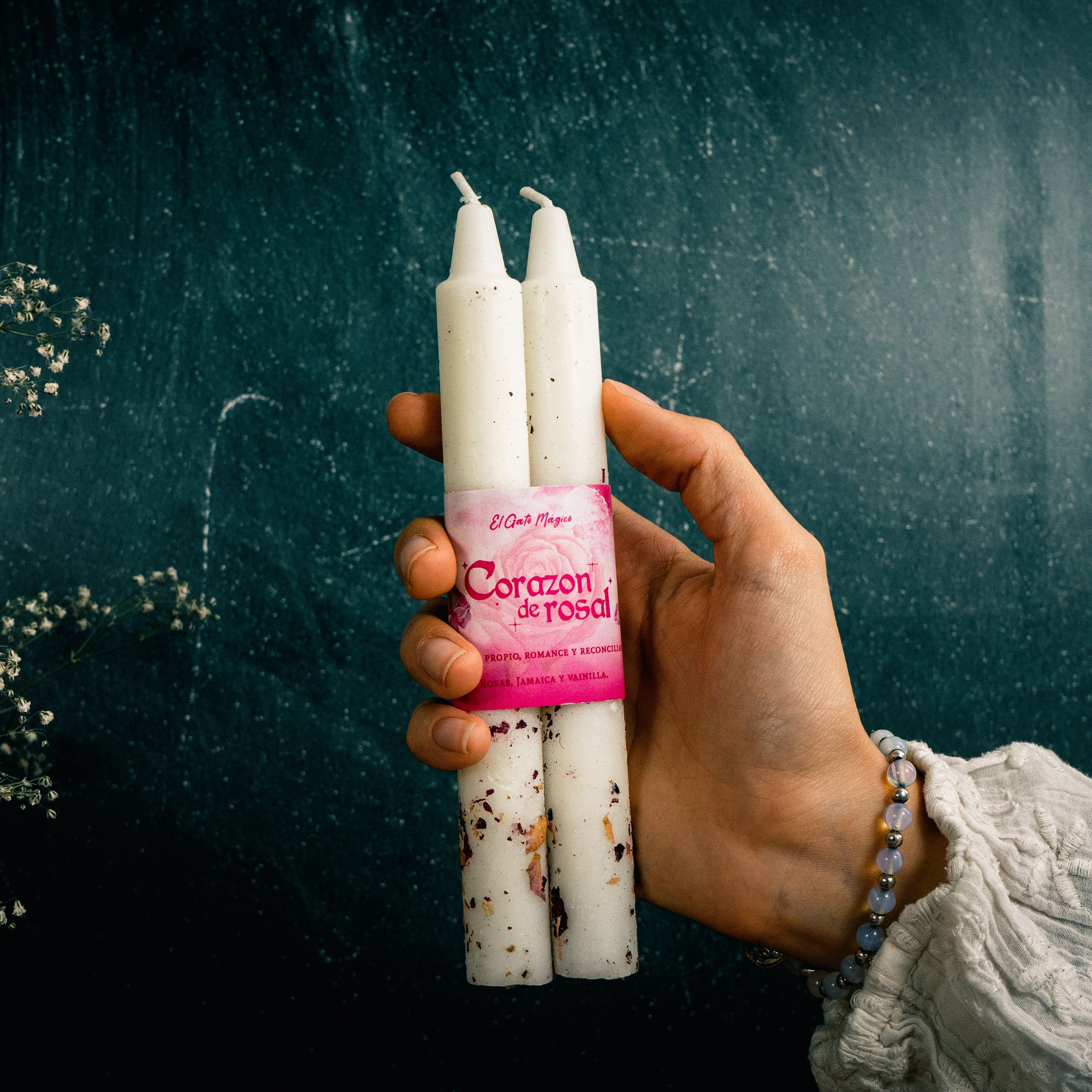 Vela Ritual - Corazón De Rosal