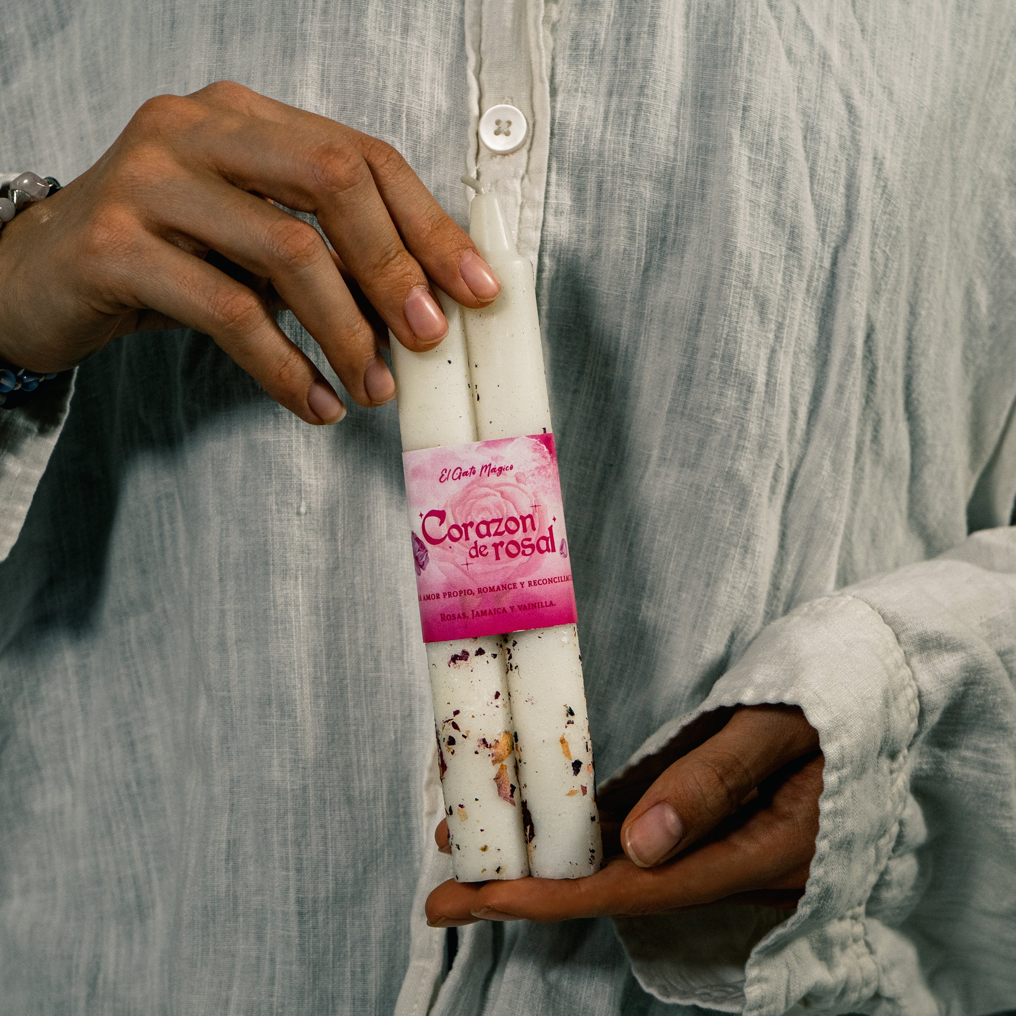 Vela Ritual - Corazón De Rosal