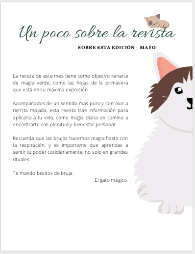 REVISTA EL GATO MÁGICO MAYO 2021